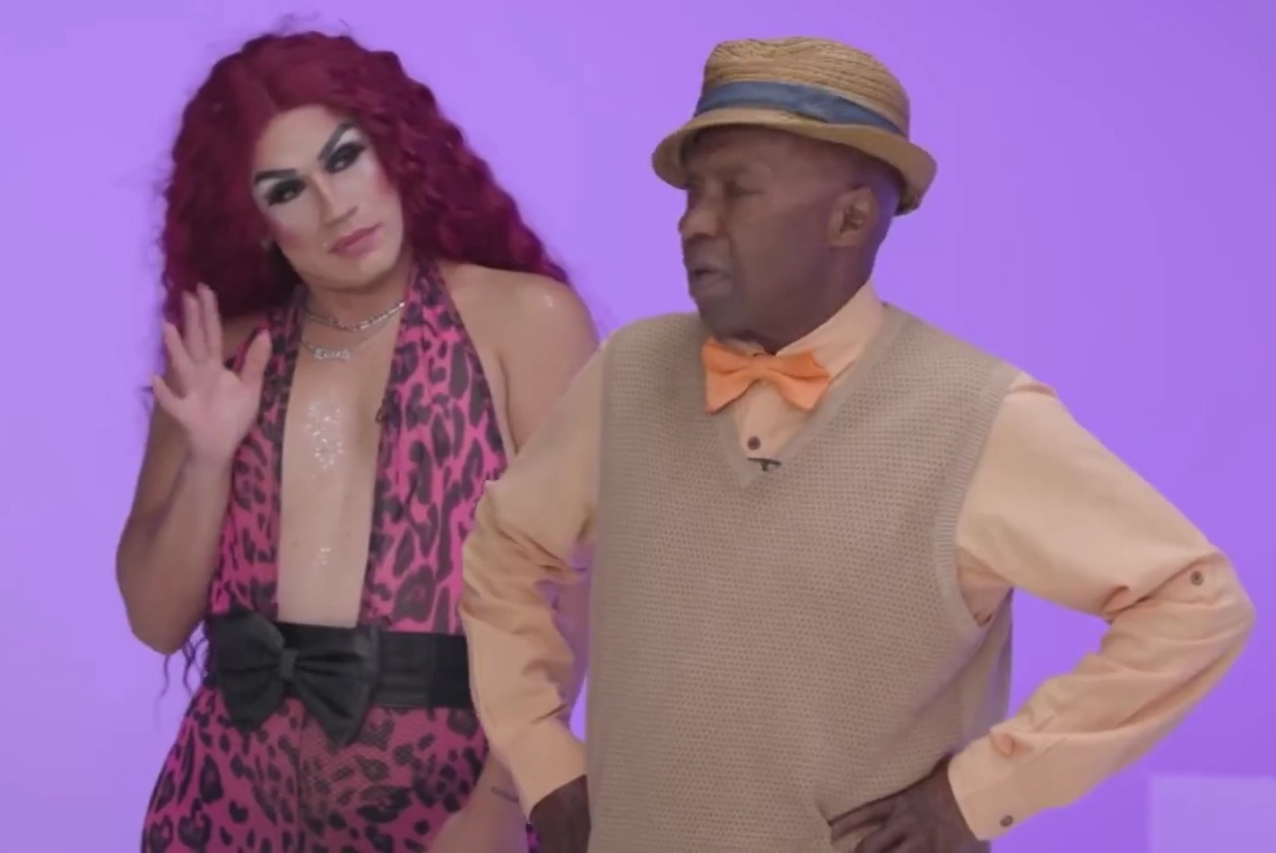 Grandpa walks off show once he finds out his dance partner is a transgender.