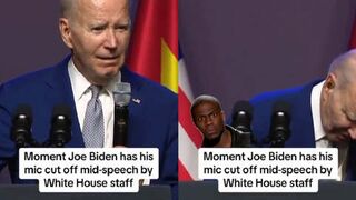 Dementia Joe Rushed off Stage Again After Mumbling Incoherently