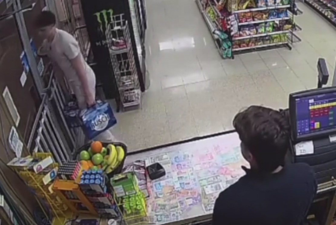 Man tries to Steal Bewer but fails. What a mess