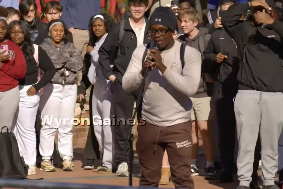 Myron Gaines Pauses Debate as Student Reaches into Backpack at USC Everyone is Afraid of Everything. We're letting them win.