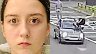 Woman, 19, mows down man in her Fiat 500 because she was 'distracted' while chatting