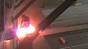 Balaclava-Clad Man Sets Himself on Fire During Arson Attack in Case of Instant Karma