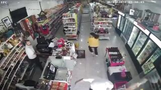 Supermarket stabbing: Woman checking out has WORST Experience Ever