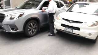 Uber Driver Goes off During Road Rage Attack