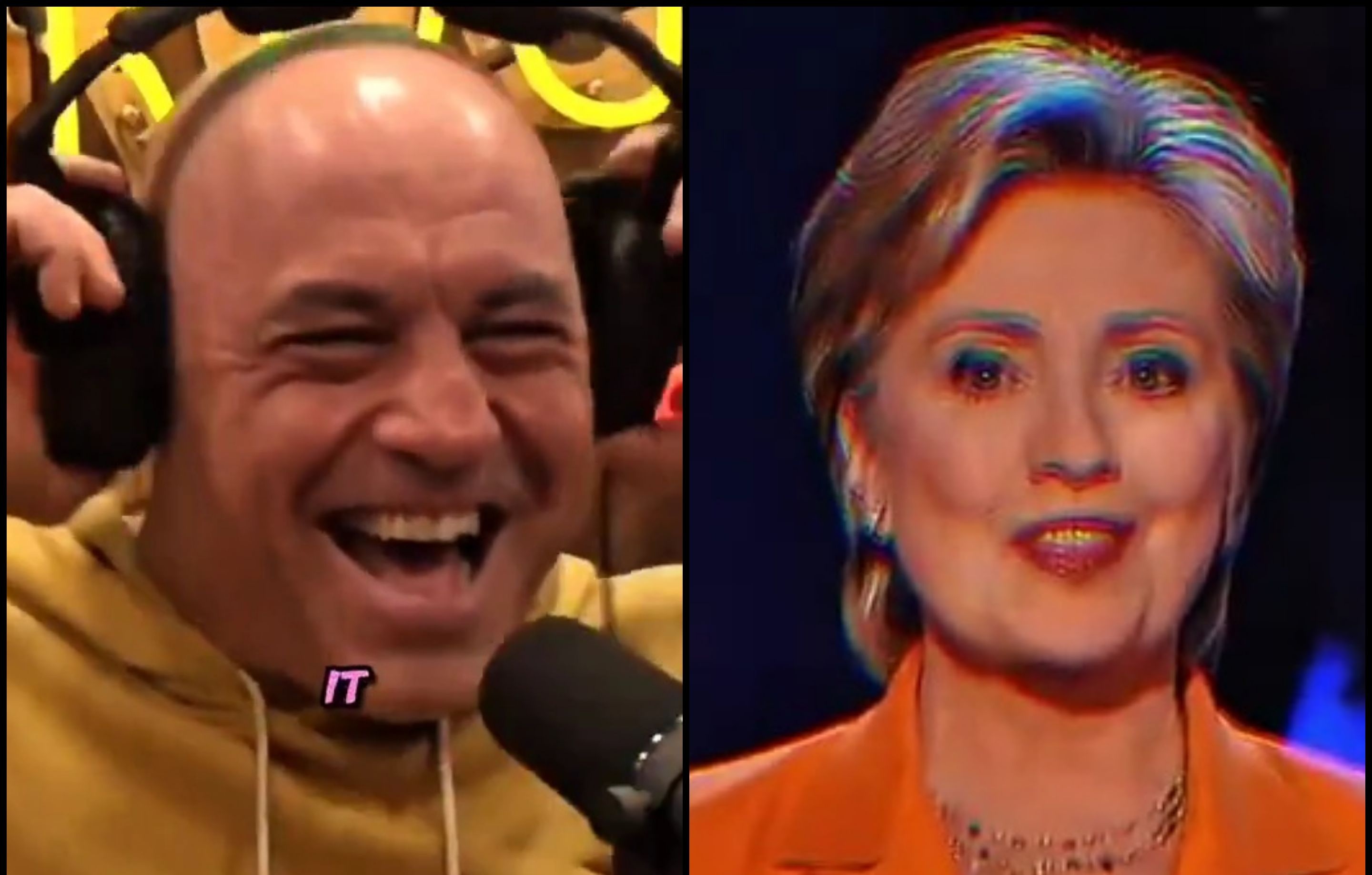 Joe Rogan: "Find the clip where Hillary is more MAGA than Trump."