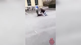 Girl gets Stomped Silly for "Ra*ing another Girl's Man