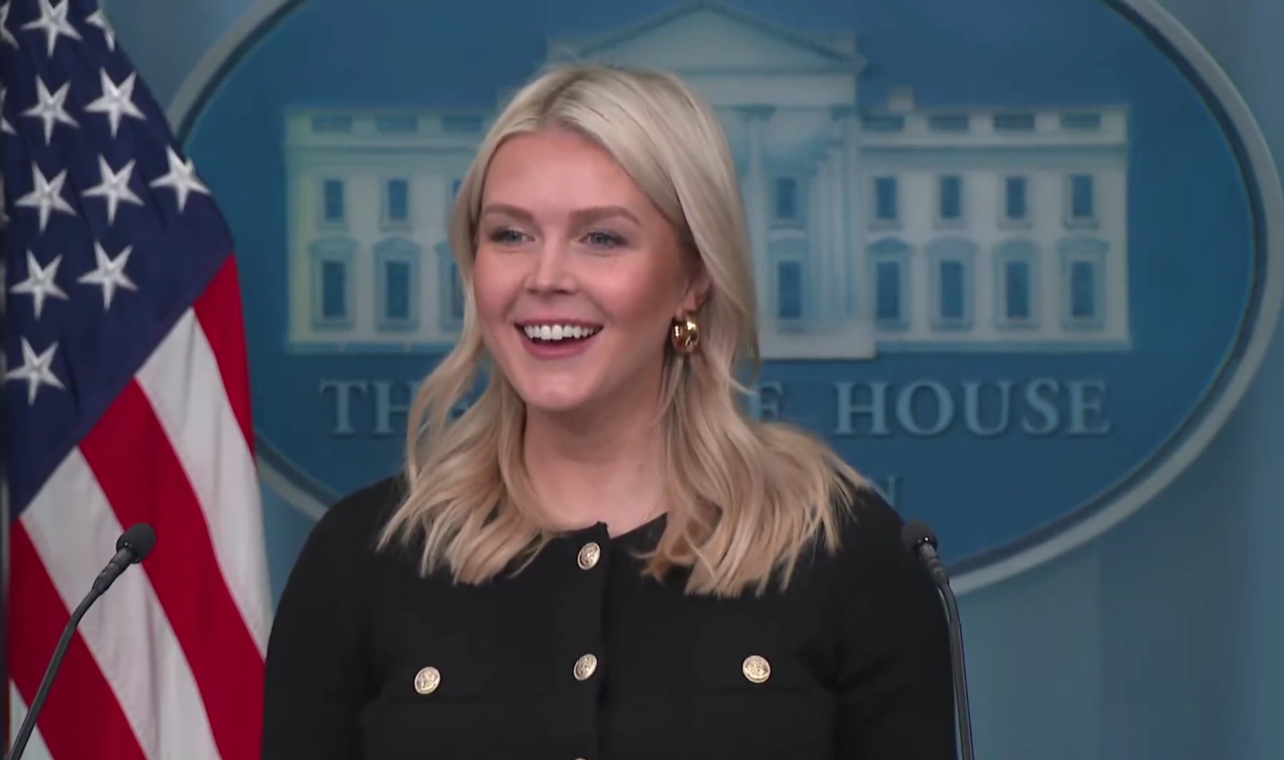 KAROLINE LEAVITT: "A speech on aliens would be news to me...