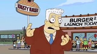 FREE BURGERS? What's In Them? Simpsons Prophecy (HOPE YOU STAYED AWAY)