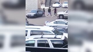 Murder at Point Blank as Man puts his Gun Away only to be Shot by Opponent