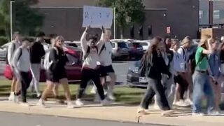 Based PA High School Students Walk Out in Protest of WOKE Transgender Bathroom Rule!