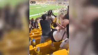 Drunk Karen Gets her Man KO'd at Steelers Game (Who Thinks She Should have Been KO'd Too?)