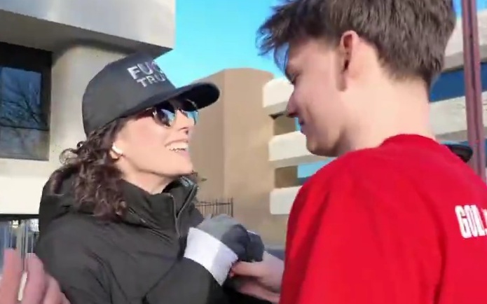 That was excellent. She got to taste the sweet taste of concrete and I love it.