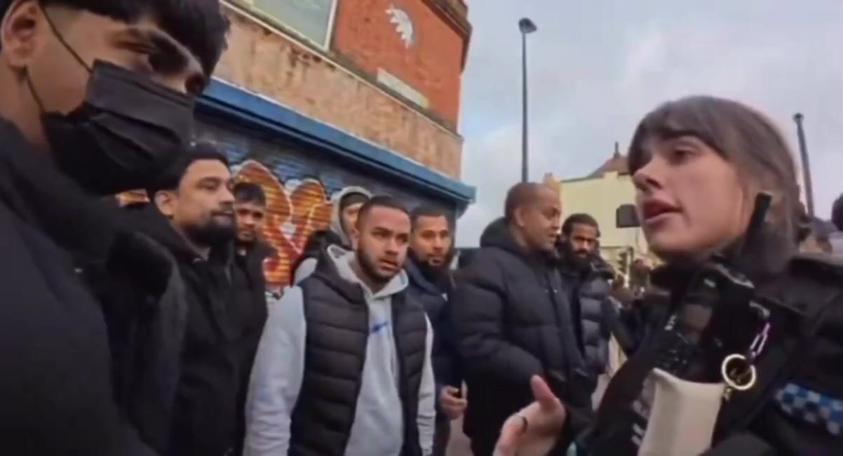 Buh-bye UK - Christian Preacher attached by the demonic goatfornicators