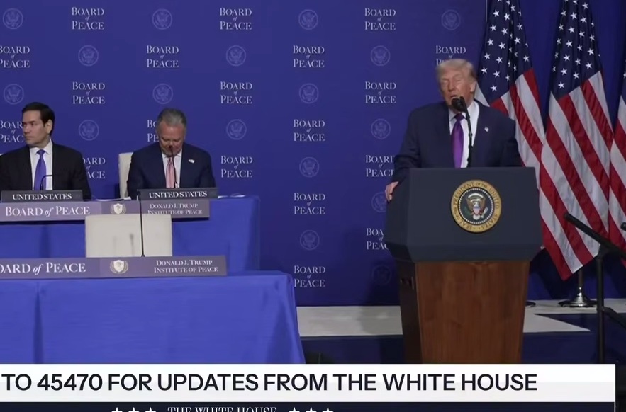 Trump threatens Iran with "bad things" at the first meeting of the "Peace Council".