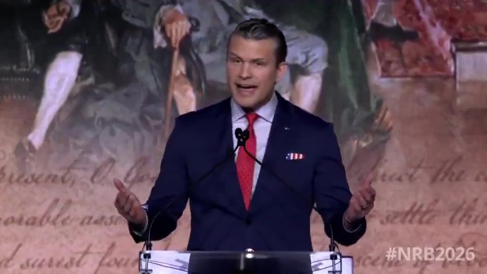 Crowd Erupts in Applause after Pete Hegseth Proclaims the Gospel.... "Jesus Christ is King..."