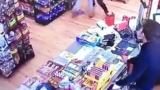As I was Saying...Girl gets her Ass Kicked by Golden Gloves Female Employee