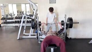 Show me a Liberal who does this: Secretary of Defense Pete Hegseth just BENCH PRESSED 315 POUNDS like it was nothing!