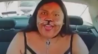 In Argentina, a teenage girl booked an Uber while dressed as an animal