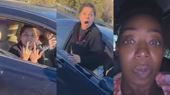 Racist Couple Scream Slurs During Road Rage Attack