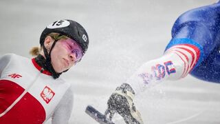 Another look at the horrible Kamila Sellier speed skating accident.