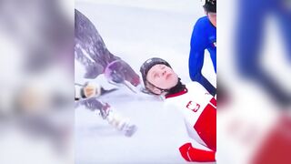 Another look at the horrible Kamila Sellier speed skating accident.