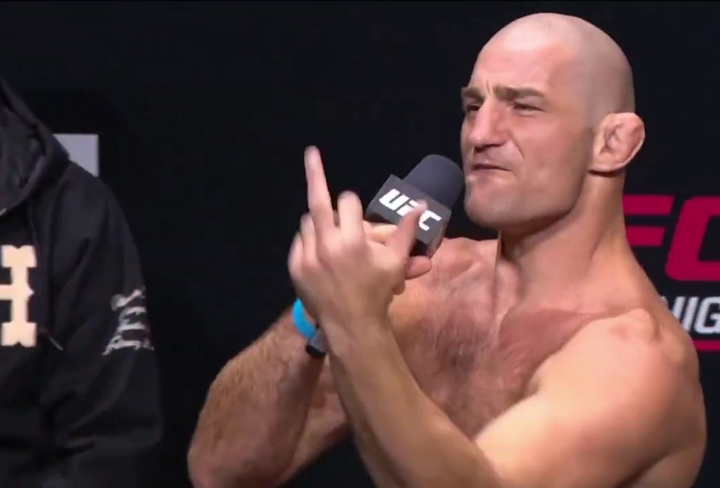 Sean Strickland went OFF on the Houston crowd for booing him