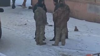 Another "Ukrainian patriot" was bundled into a minibus and sent to die for Zelensky...