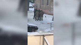 Another "Ukrainian patriot" was bundled into a minibus and sent to die for Zelensky...