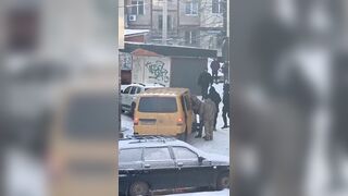 Another "Ukrainian patriot" was bundled into a minibus and sent to die for Zelensky...