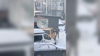 Another "Ukrainian patriot" was bundled into a minibus and sent to die for Zelensky...