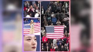 American figure skater Alysa Liu and her father, who escaped the Chinese Communist Party, both draped themselves in the American flag during her Olympic gold celebration.