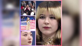 American figure skater Alysa Liu and her father, who escaped the Chinese Communist Party, both draped themselves in the American flag during her Olympic gold celebration.