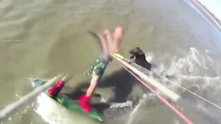 Kitesurfer survives Pitbull attack in Argentina....in the Water?