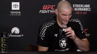 The UFC just cut Sean Strickland’s mic OFF and IMMEDIATELY ended his presser.