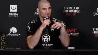 The UFC just cut Sean Strickland’s mic OFF and IMMEDIATELY ended his presser.
