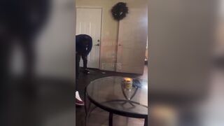 Son Storms In and Overpowers Mom's Abusive Boyfriend in Viral Video