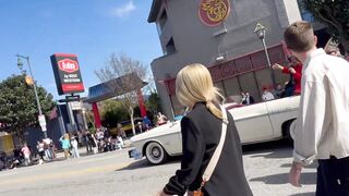 Mayor Karen Bass Thought That Driving Through L.A. In Convertible Was A Good Idea