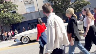 Mayor Karen Bass Thought That Driving Through L.A. In Convertible Was A Good Idea