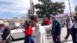 Mayor Karen Bass Thought That Driving Through L.A. In Convertible Was A Good Idea