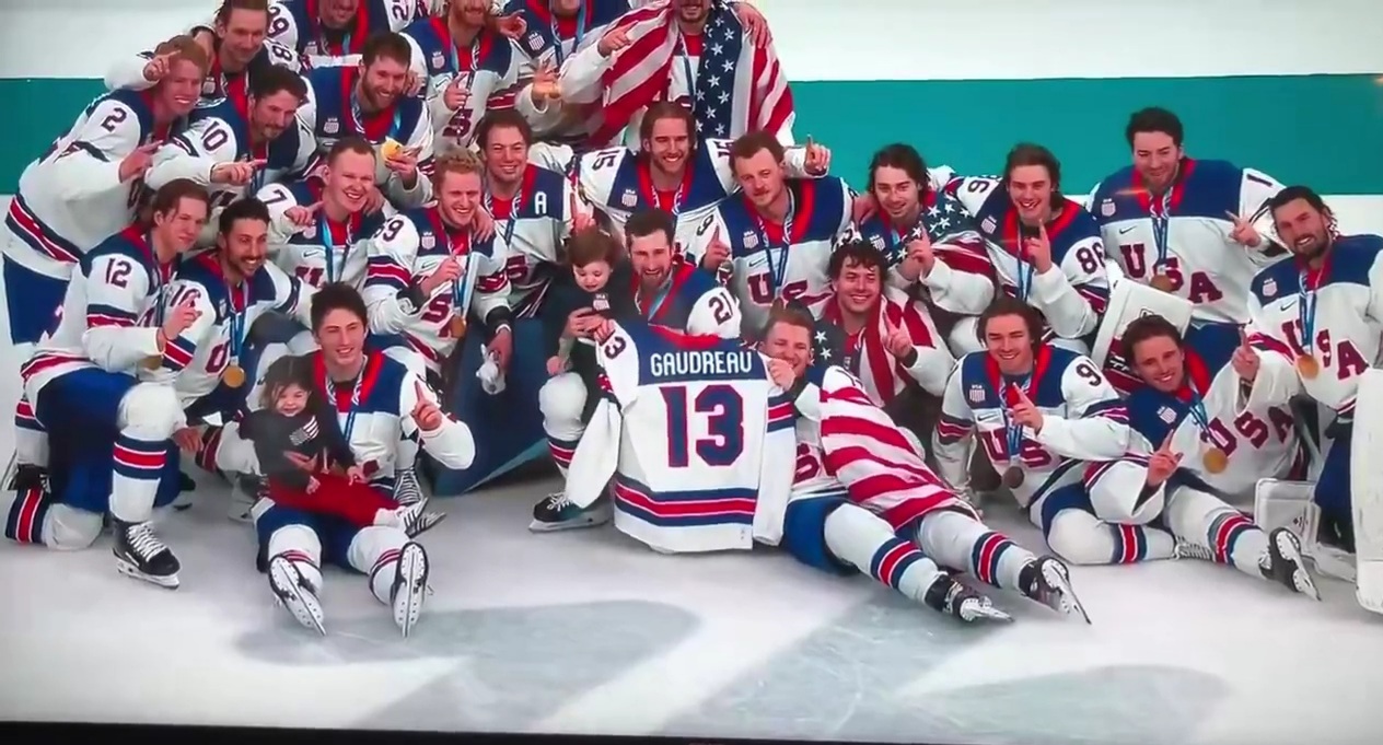 Johnny Gaudreau’s kids honored on the ice