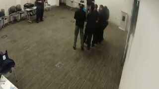 Shocking Moment in DC Library Where one Cop Shoots Another, Killing her During Group Photos