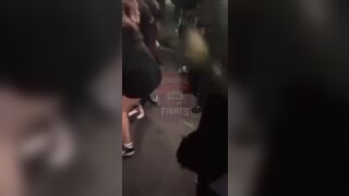 Racist White Girl using the "N" Word gets Caught and Beaten at the Club
