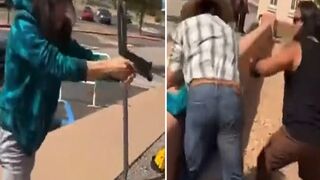 Heated Statue Protest in New Mexico Leads to man Getting Shot.