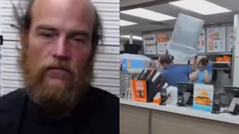 Man arrested after assaulting Whataburger Manager, causing jail damage in Texax