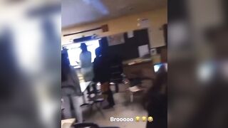 SHOCK: Female Teacher in Flint MI is Knocked out Cold by Flying Chair Thrown at her by Student.