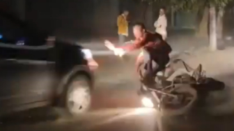 Residents Were Filming Dangerous Road to Flag a Risk And Accident Happened