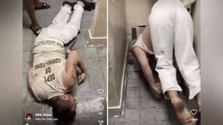 Drug Addict Beat Unconscious in Prison and Rammed Head First in a Toilet.