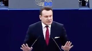Polish Rep Breathes Fire on these Woke WEF Lizards in the EU... Poland for the Win!