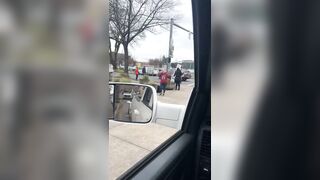 Man plays ‘ICE, ICE, Baby’ in front of liberal protesters