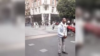 African Migrant pulls out his P*nis in Front of White Woman in Dublin
